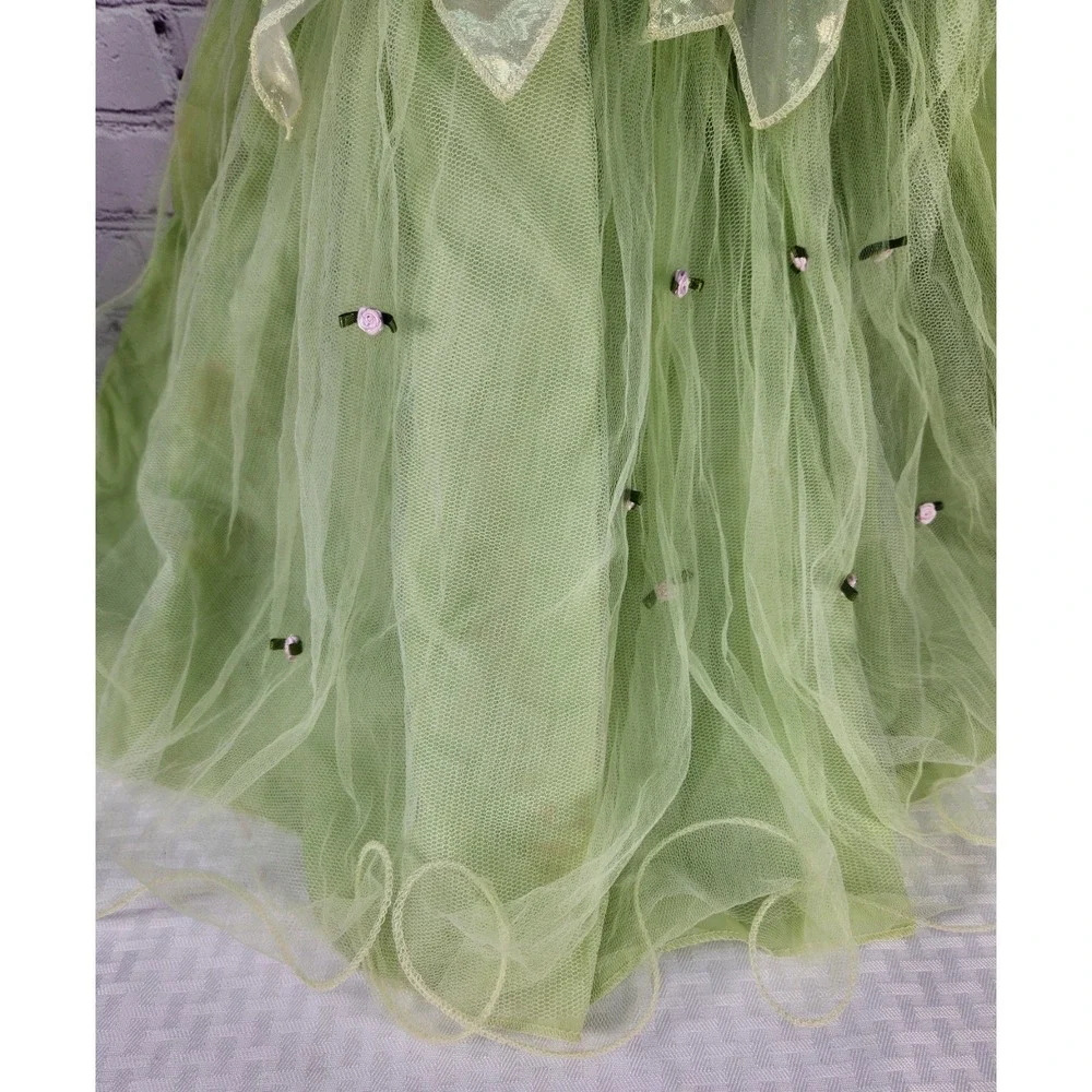 Tinkerbell Princess Tinker Bell Fairy Pixie Fancy Dress Halloween Child Costume